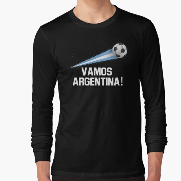 Argentina Soccer Shirt - Vamos Argentina - Argentina Football Shirt Long Sleeve T-Shirt