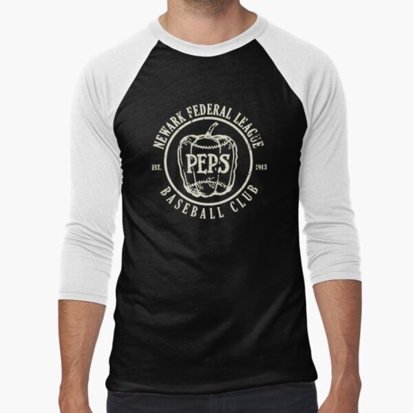 1913 Newark Peppers Defunct Vintage Baseball ¾ Sleeve T-Shirt