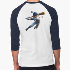 Baseball Anime Power of the Swing Baseball ¾ Sleeve T-Shirt