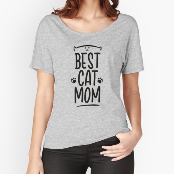 Best Cat Mom Relaxed Fit T-Shirt