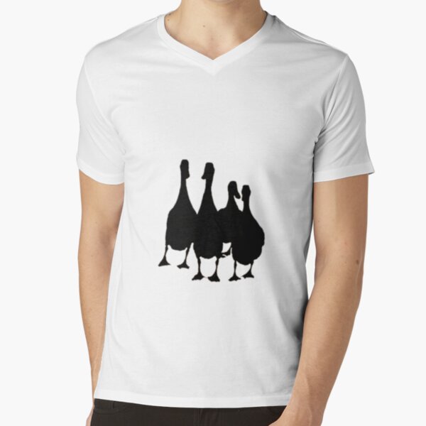 Unusual Suspects In White V Neck T Shirt