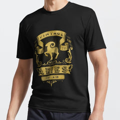 The Zodiac Sign of Aries Golden Vintage 1975 Active T-Shirt