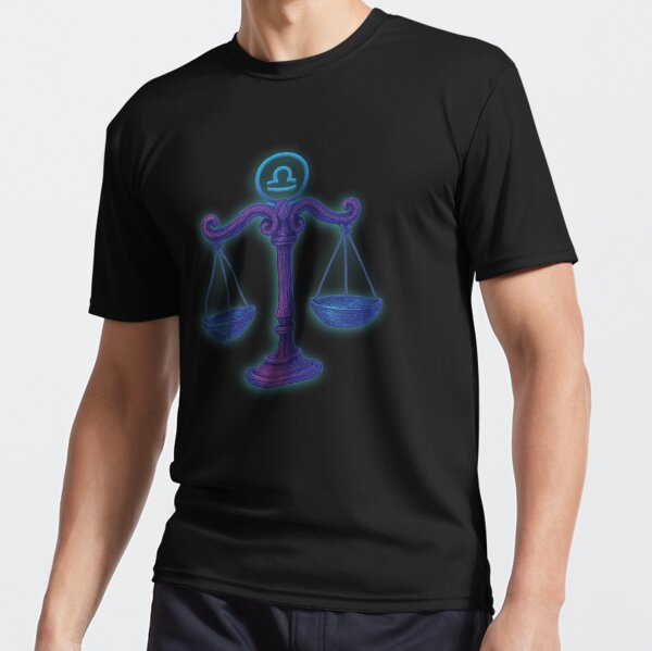Libra Zodiac Symbol Active T-Shirt