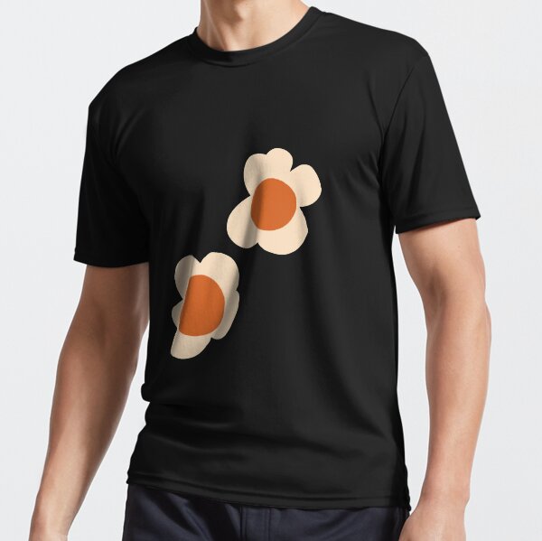 blue popcorn flower - retro flower Active T-Shirt