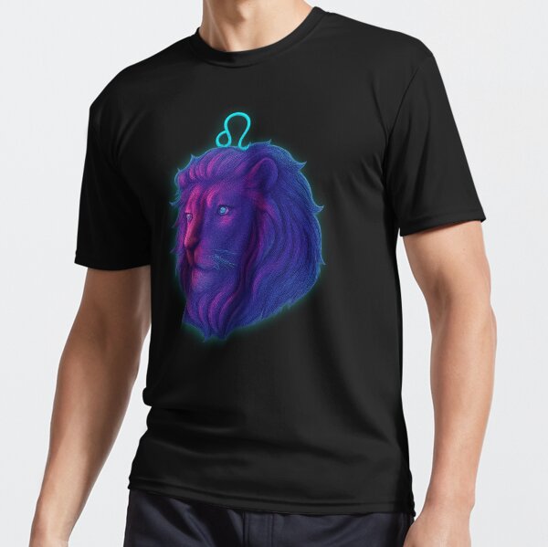 Leo Zodiac Symbol Active T-Shirt