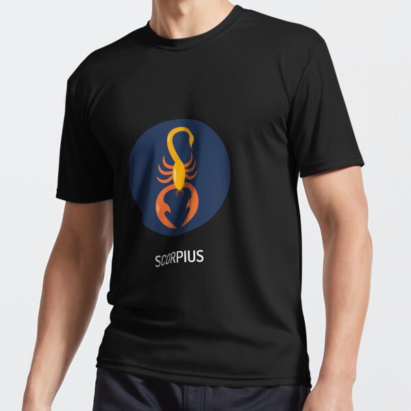 Scorpius Zodiac Sign Test Active T-Shirt
