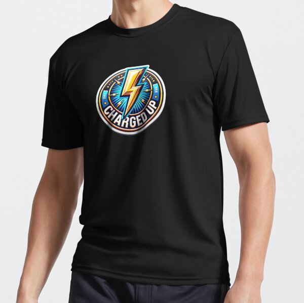 Charged Up Los Angeles Chargers Badge Active T-Shirt