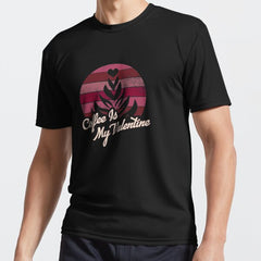 Coffee Is My Valentine Active T-Shirt