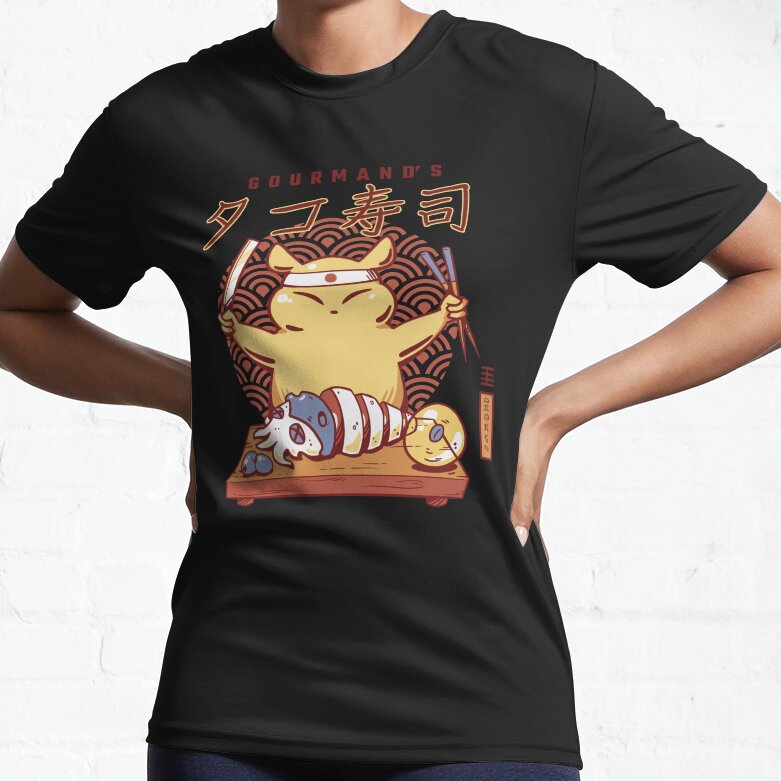 Gourmands Takoyaki Rain World Active T Shirt