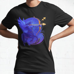 Sagittarius Zodiac Symbol Active T-Shirt