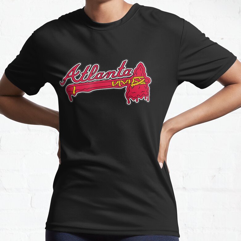 Atlanta Baseball Distressed Game Day Brave Vintage Fan Lover Active T-Shirt