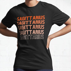 Fading Sagittarius Zodiac Sign Active T-Shirt