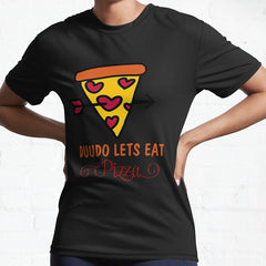 duudo lets eat pizza Active T-Shirt