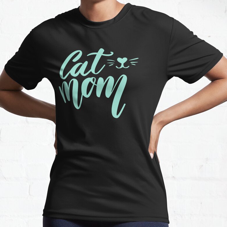 Cat Mom - Whiskers Active T-Shirt
