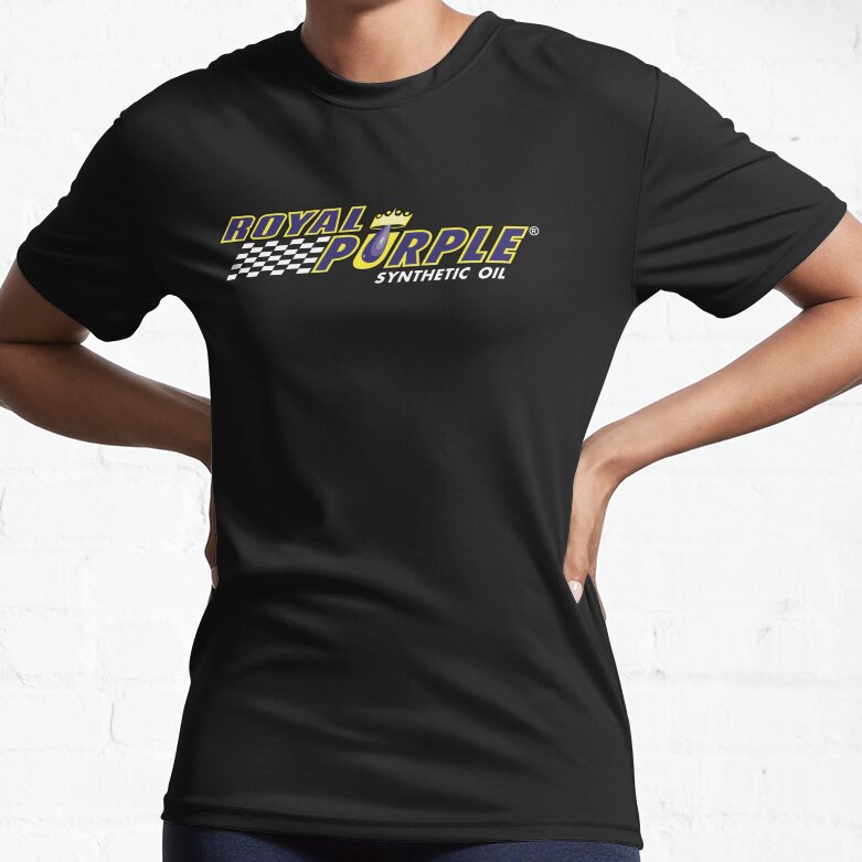 Royal Purple Synthetic Oil Logo Active T Shirt