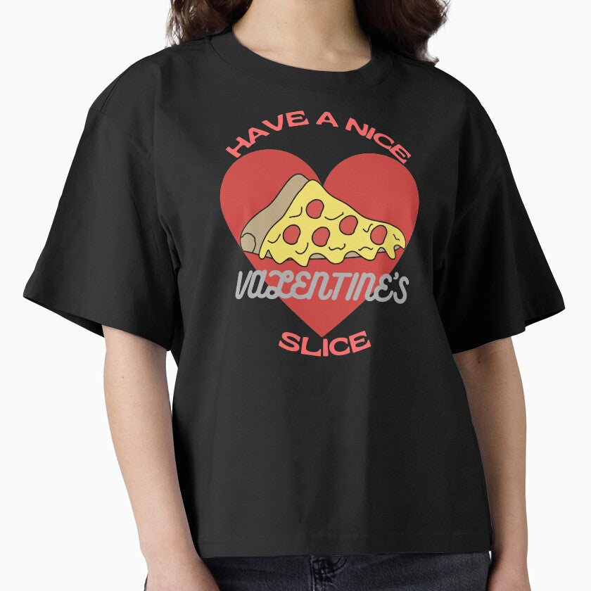 valentines pizza slice Boxy T-Shirt