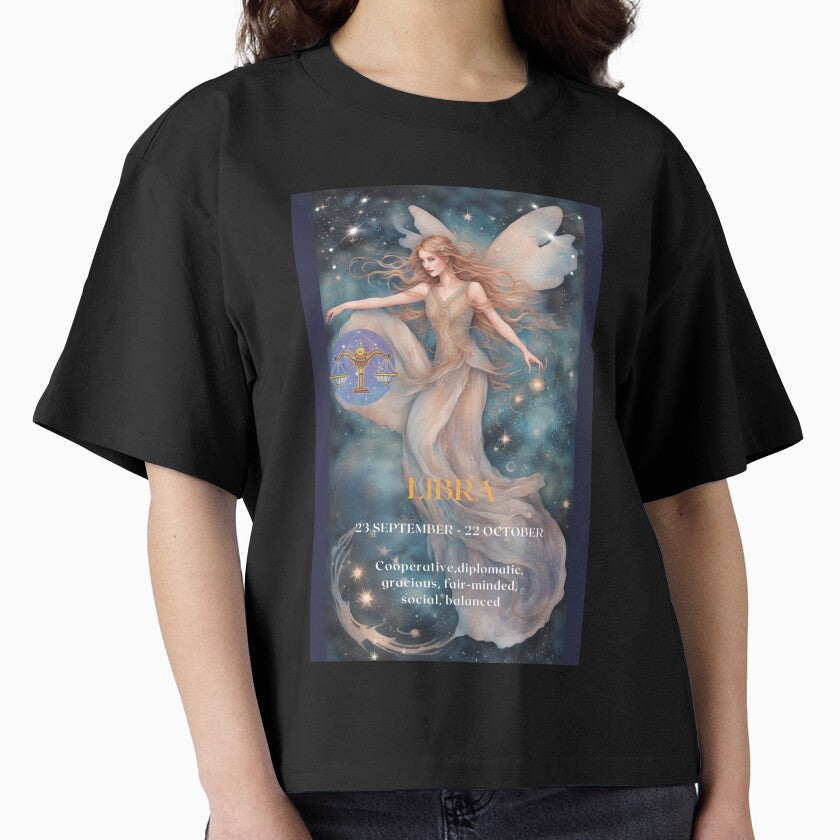 Zodiac Sign Libra Boxy T-Shirt