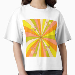 vintage flower power vibes Boxy T-Shirt