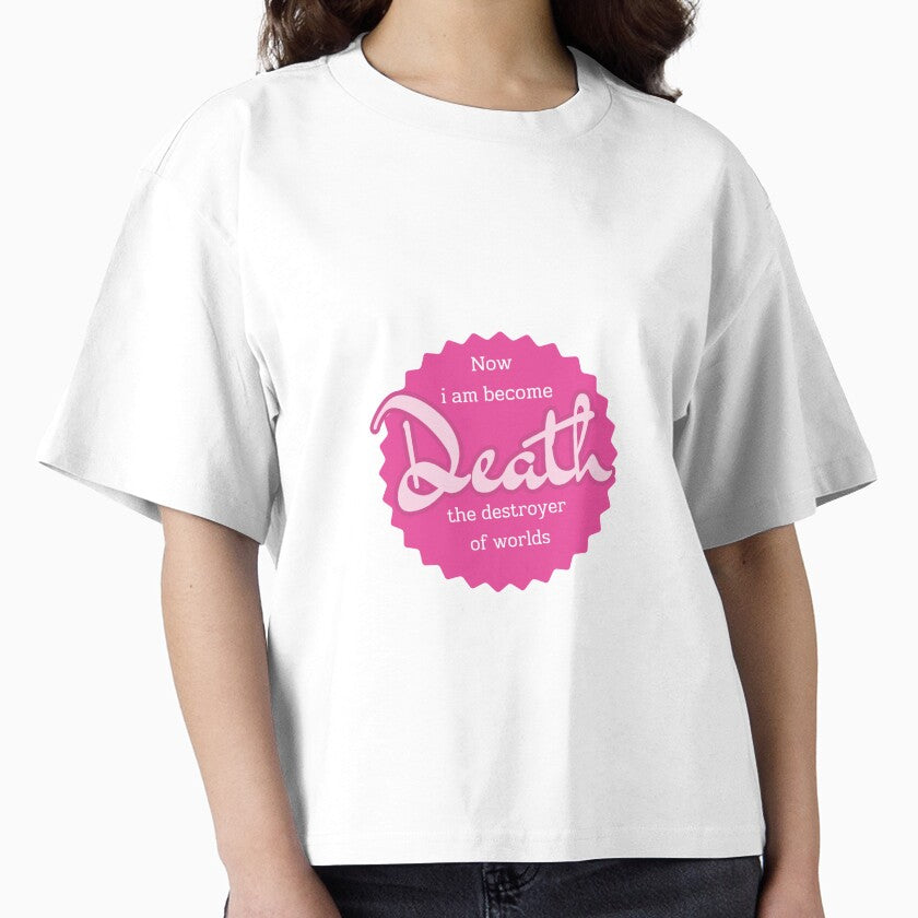 Barbenheimer Now I Am Become Death Boxy T Shirt