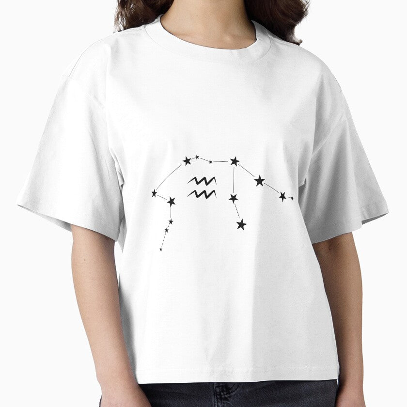 Aquarius Constellation Boxy T-Shirt