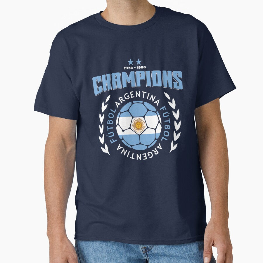 Argentina World Football Champions Soccer Fans Classic T-Shirt