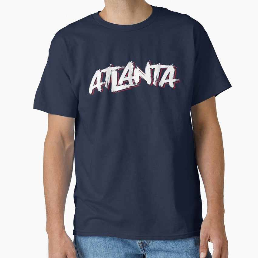 Atlanta: Navy Classic T-Shirt