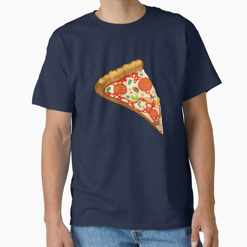 Delicious pizza slice Sticker Classic T-Shirt