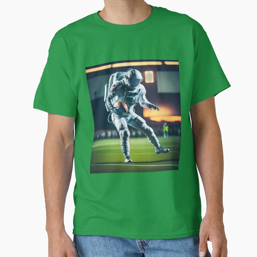 Astronaut Nfl Player Classic T Shirt