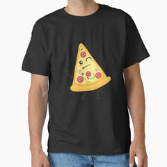 Pizza Party Slice With Good Friends Design Classic T-Shirt
