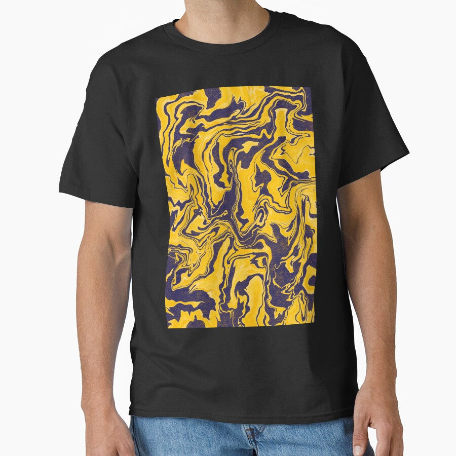 Awesome Marble Art Classic T Shirt