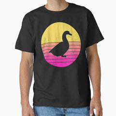 Duck Sunset Vintage Style Classic T Shirt