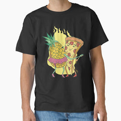 Pizza and Pineapple Dance | Pizza Humor Classic T-Shirt