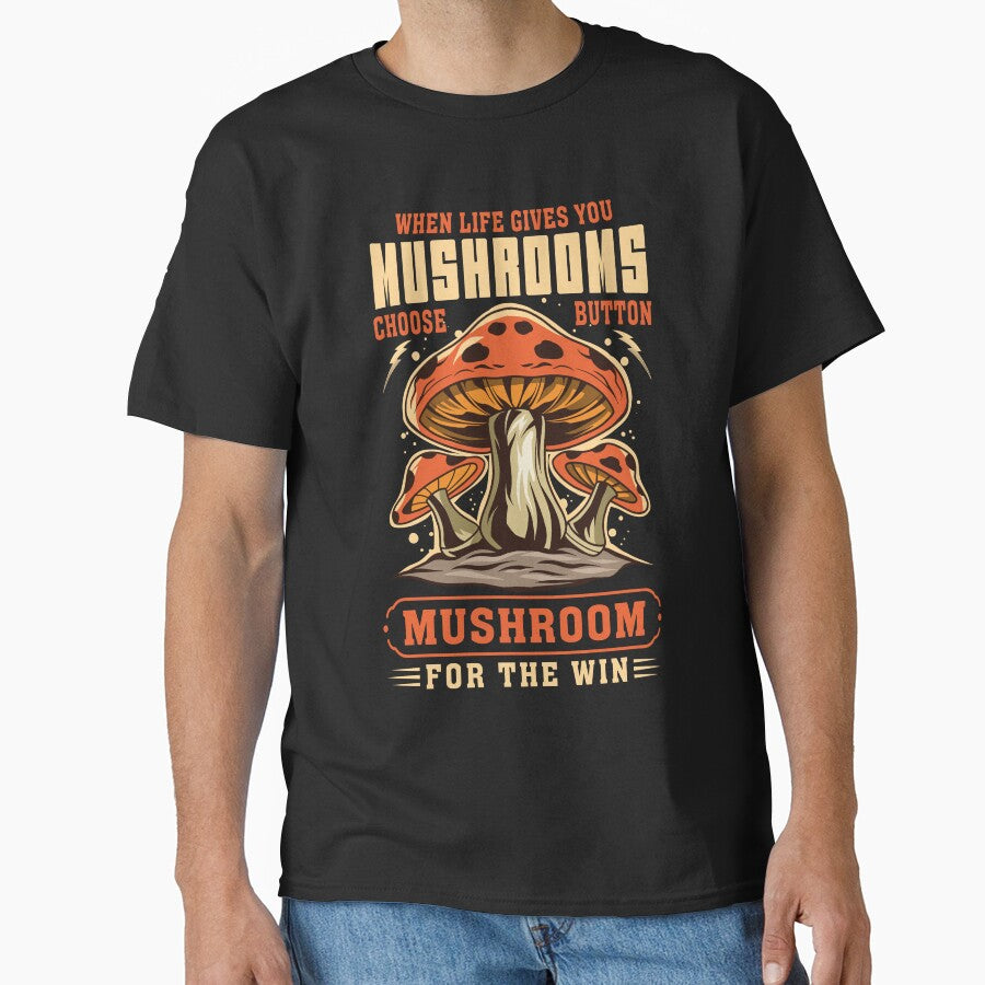 Aesthetic Mushroom Shirt Magic Mushroom Shirt Botanical Shirt Mushroom Shirt Cottagecore Shirt Nature Lover Mushroom Tee Fungus Shirt Classic T Shirt