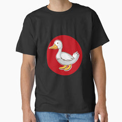 Duck Banana Fruit Feet Red Classic T Shirt