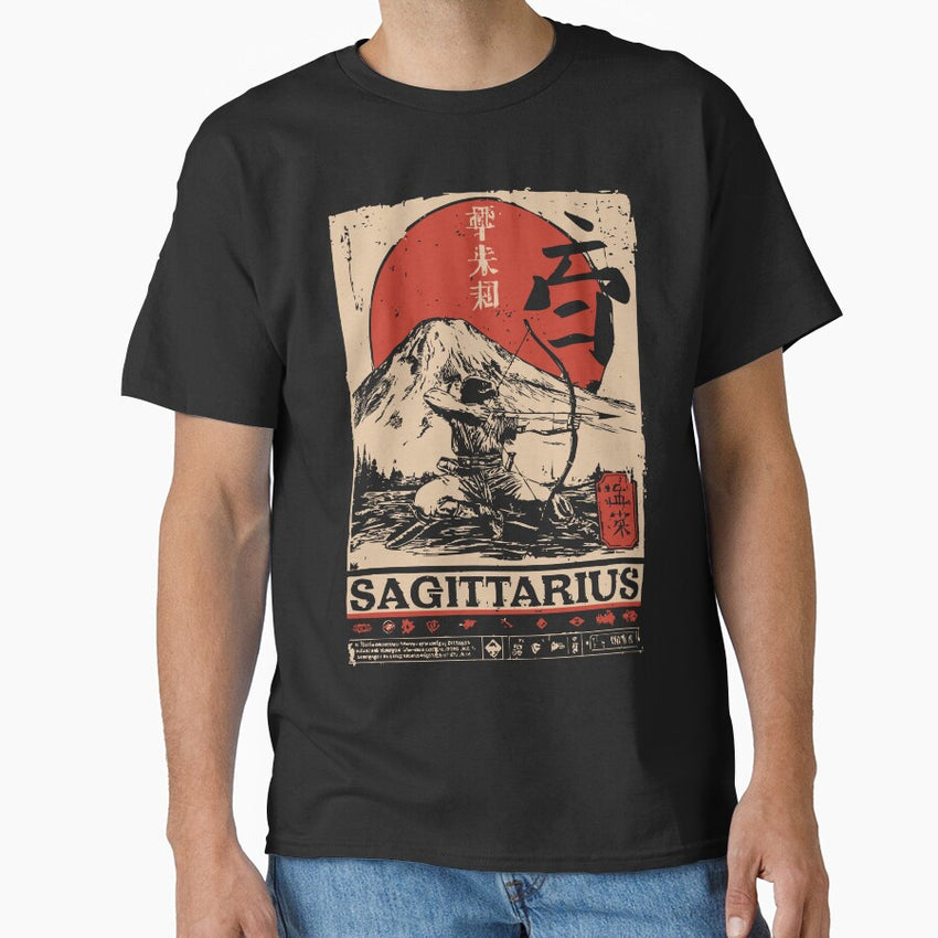 ♐ Sagittarius – Archer with Wanderlust and a Sword Classic T-Shirt
