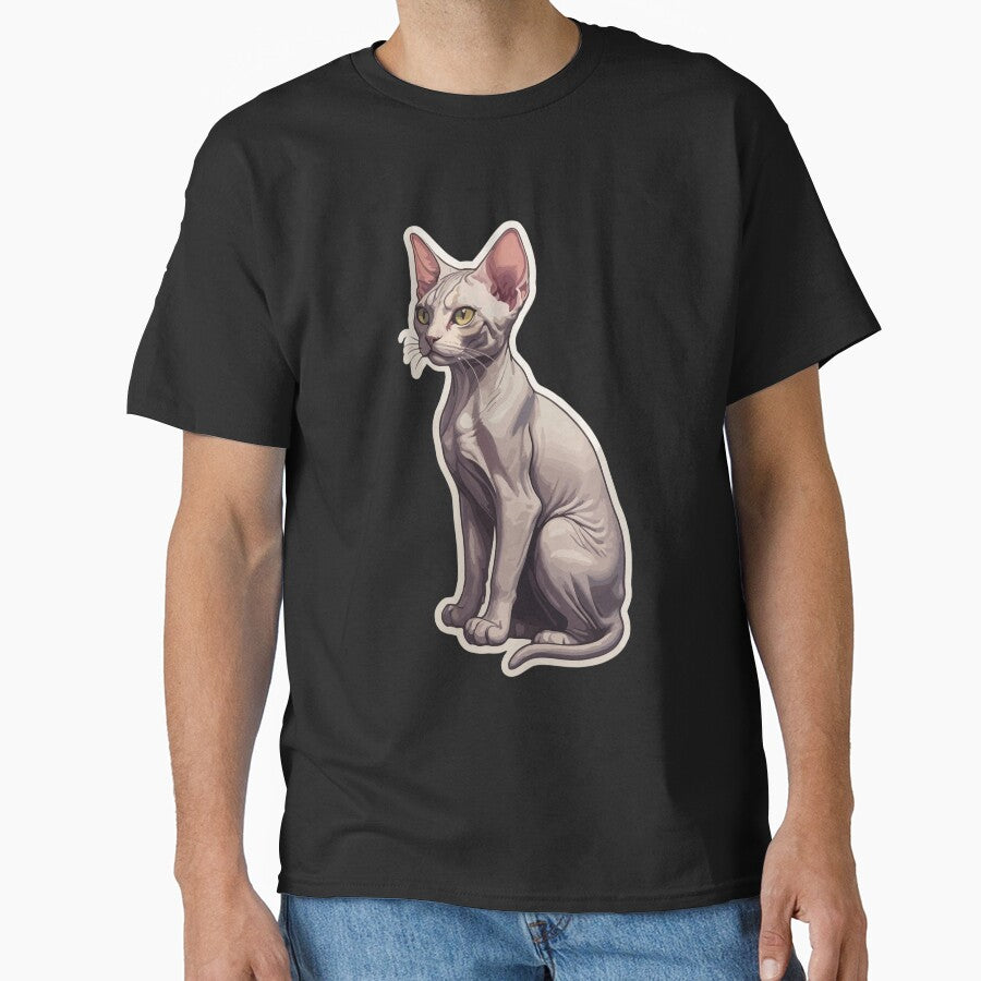 Graceful Elegance - Sphynx Cat Classic T-Shirt