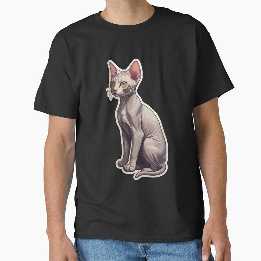 Graceful Elegance - Sphynx Cat Classic T-Shirt