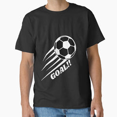 .Football/Soccer T-Shirt: The Hardest Goal Is the One You Don't Try Classic T-Shirt