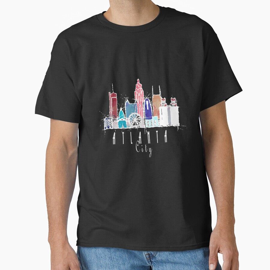 Atlanta, Watercolor tee Classic T-Shirt
