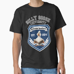 Funny Silly Goose University Professor Quackers Est 2024 Classic T Shirt