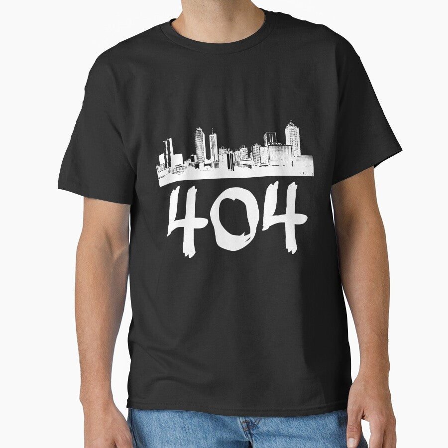 Atlanta Shirt 404 White Logo City Shirt Classic T Shirt