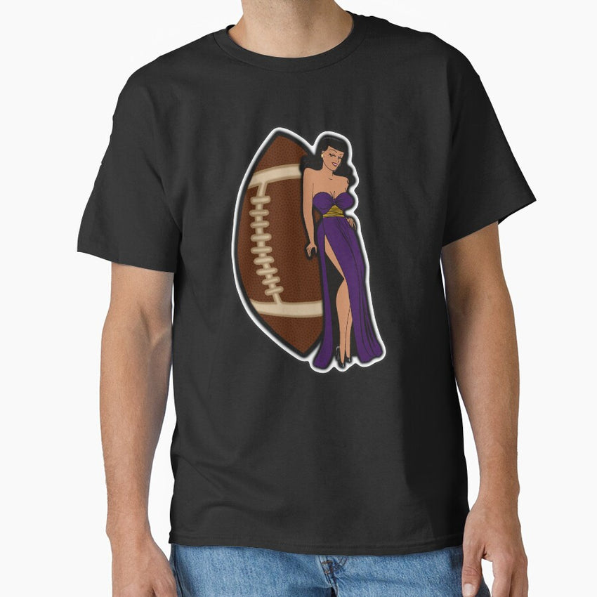 Baltimore Football Babe Classic T-Shirt