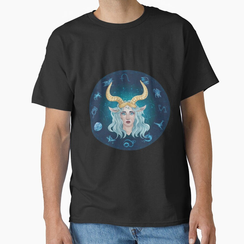 Astrology Zodiac Designs: Capricorn #2 Classic T-Shirt