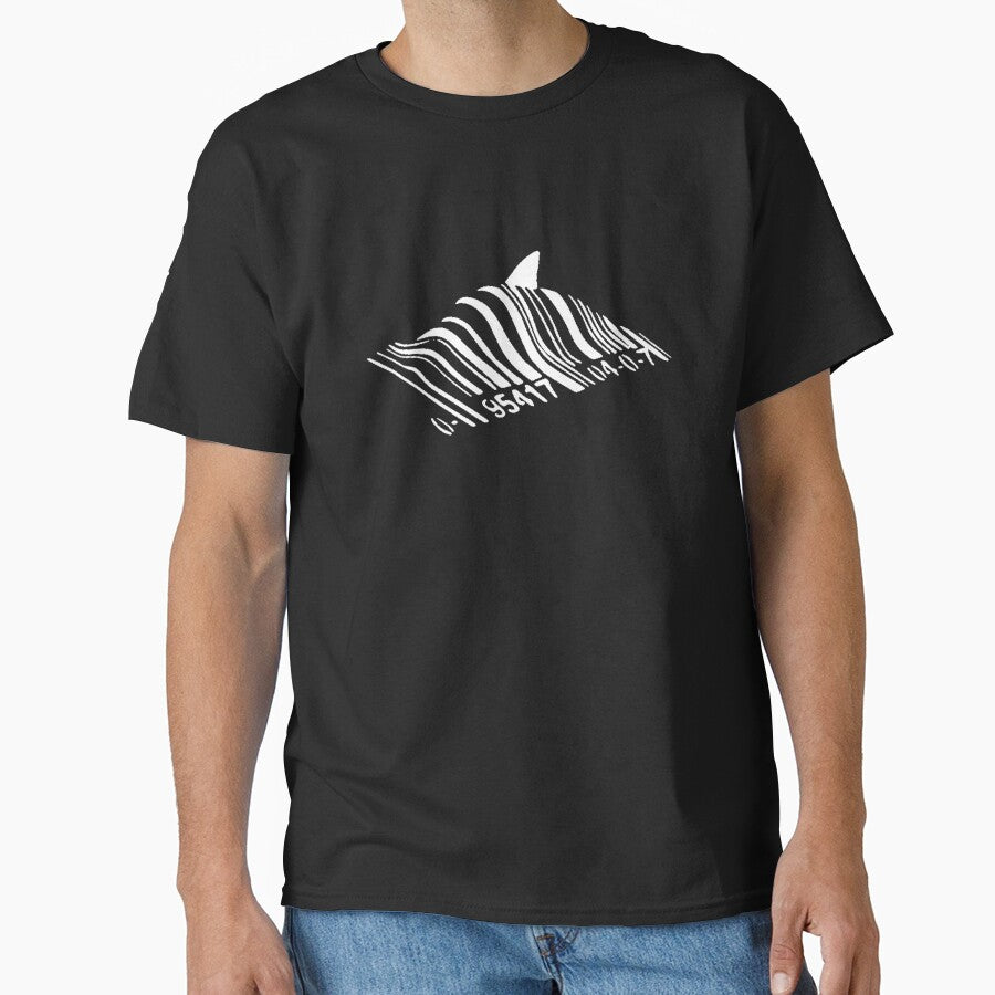 Barcode Shark Shopping Classic T Shirt