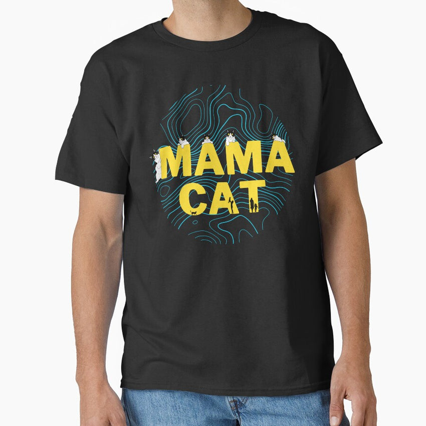 MAMA CAT MOM CAT Classic T-Shirt