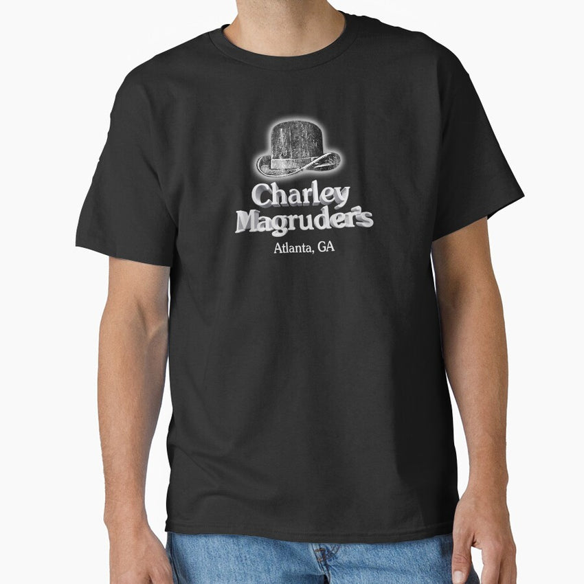Charley Magruders Defunct Atlanta Rock Roll Club Classic T Shirt