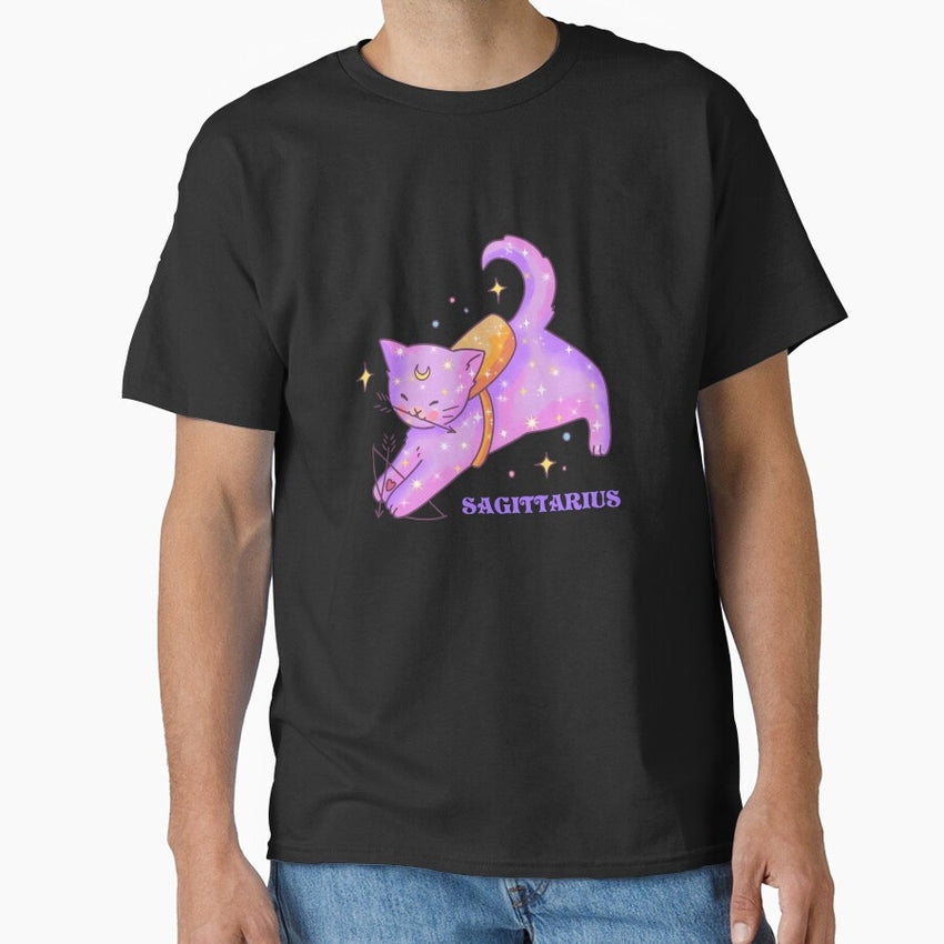 Zodiac Cat -Sagittarius Classic T-Shirt