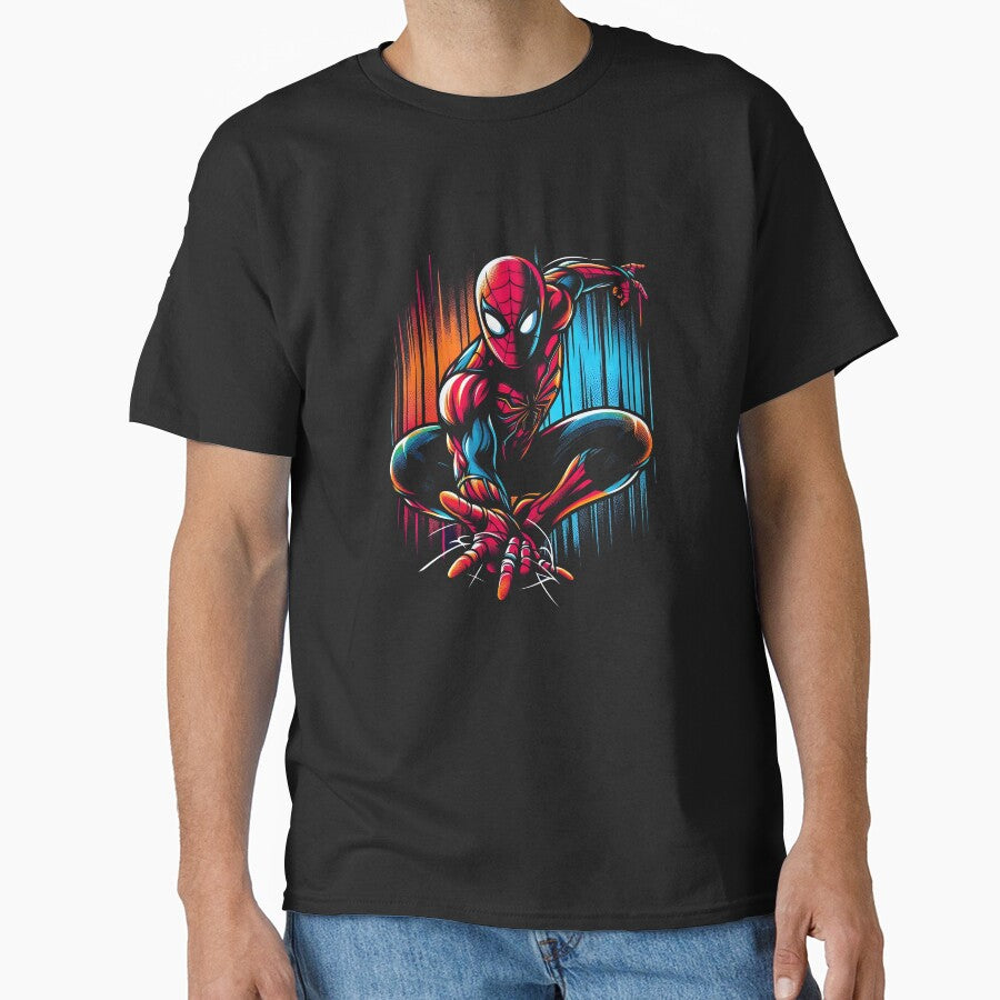 Artistic Spiderman Design Classic T-Shirt