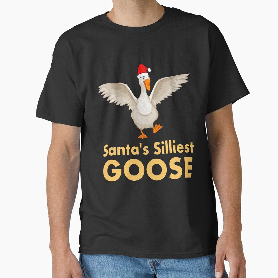 Santas Silliest Goose Classic T Shirt