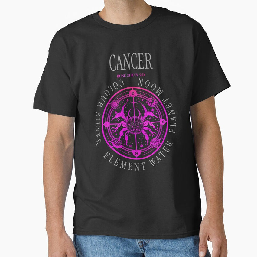 Astrological Zodiac Cancer Birthday Astrology Zodiac Sign Horoscope Classic T Shirt